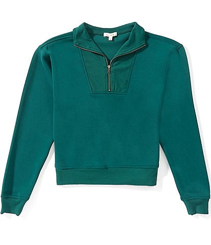 Copper Key Big Girls Lounge Life Quarter Zip Pullover