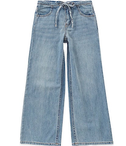 Copper Key Big Girls Tie Waist Denim Pant