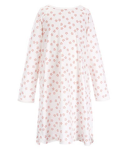 Copper Key Big/Little Girls 2T-12 Raglan Long Sleeve Floral Printed Nightgown