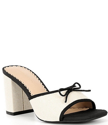 Copper Key Cape Linen Bow Detail Dress Sandals