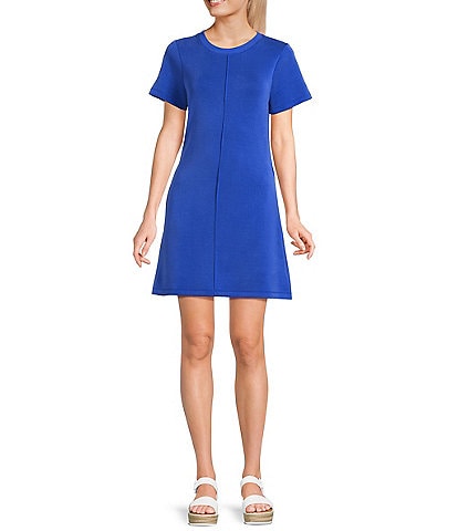 Copper Key Center Seam Mini Dress