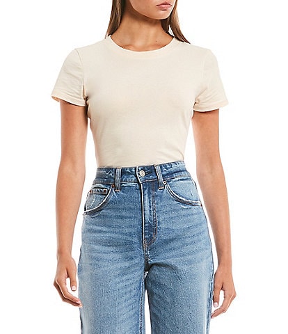 Copper Key Crew Neck Short Sleeve Bodysuit