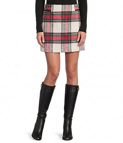Copper Key Eloise Plaid Skirt