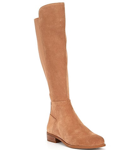 Copper Key Faya Wide Calf Suede Tall Rising Boots