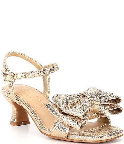 Copper Key Girls' Beatrice Bow Dress Heels (Toddler)