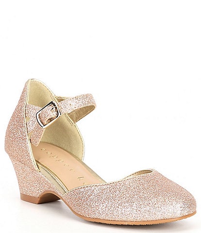Copper Key Girls' Fancee Glitter Covered Wedge Heels (Toddler)