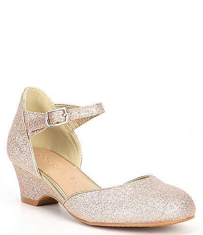 Copper Key Girls' Fancee Covered Wedge Heels (Youth)