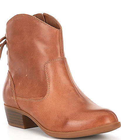 Copper Key Girls' Howwdy Leather Western Inspired Booties (Infant)