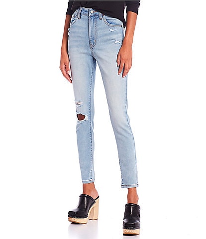 Copper Key High Rise Distressed Skinny Jeans