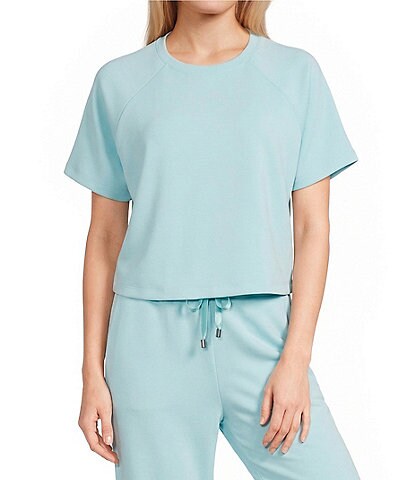Copper Key Knit Boxy Coordinating Lounge Tee