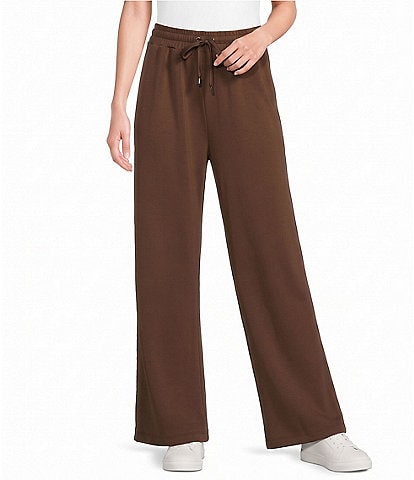 Copper Key Knit Wide Leg Pull-On Coordinating Pants