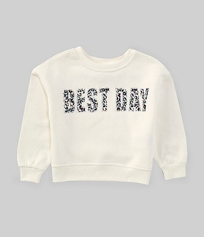 Copper Key Little Girls 2T-6X Best Day Sweatshirt