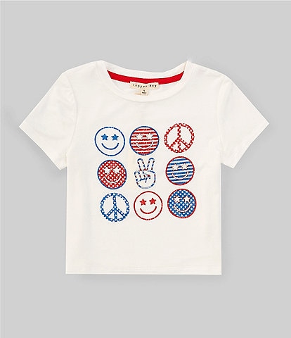 Copper Key Little Girls 2T-6X Americana T-Shirt