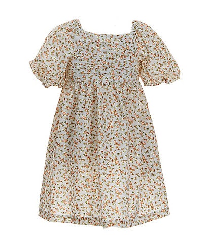 Copper Key Little Girls 2T-6X Family Matching Ditsy Floral Pleated Dress