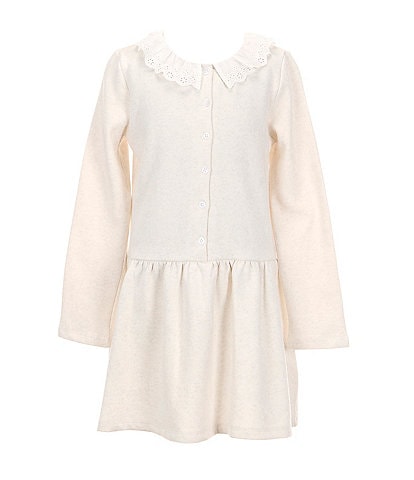 Copper Key Little Girls 2T-6X Lace Trim Dress