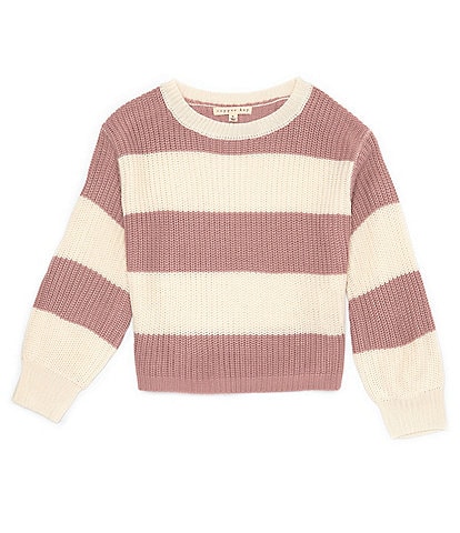 Copper Key Little Girls 2T-6X Shaker Stripe Sweater