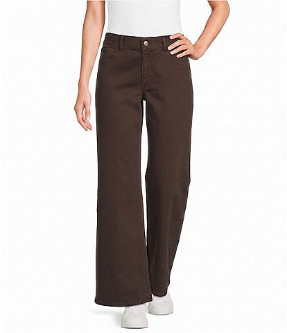 Copper Key Low Rise Wide Leg Pants