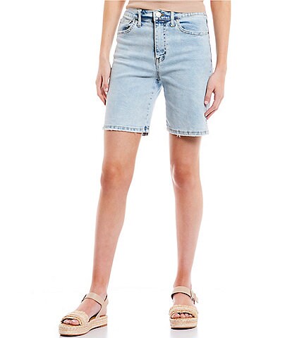Copper Key Mid Rise Relaxed Fit #double;Dad#double; 7.5#double; Inseam Shorts