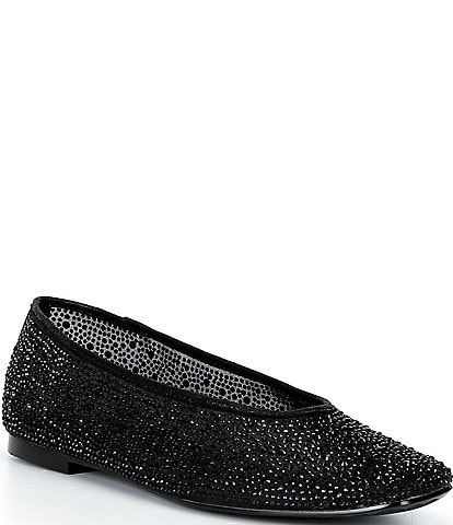 Copper Key Nola Mesh Rhinestone Dress Ballet Flats