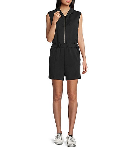 Copper Key Quarter Zip Romper