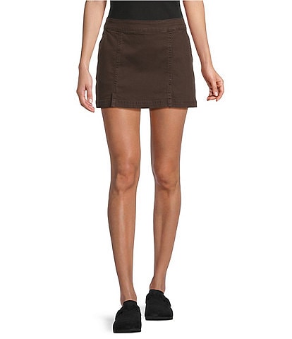 Copper Key Seamed Mini Skort