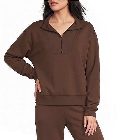 Copper Key Knit Quarter Zip Coordinating Pullover