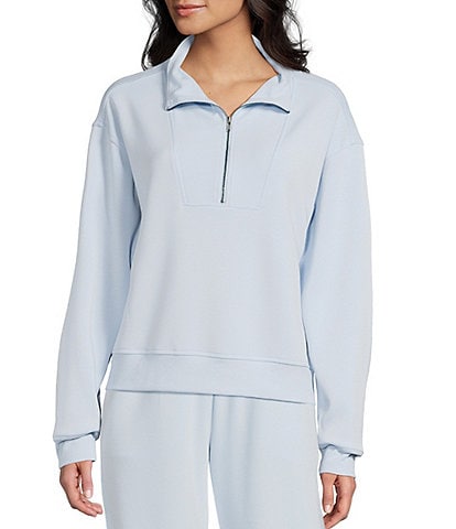 Copper Key Knit Quarter Zip Coordinating Pullover