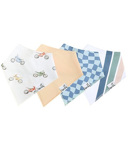 Baby Boys Ryder 4-Piece Bib Set