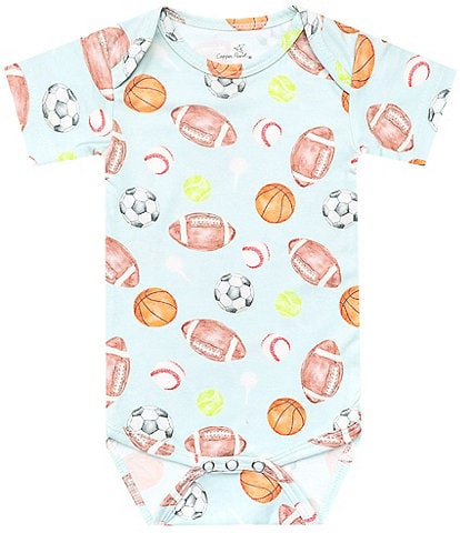 Copper Pearl Baby Boys Short Sleeve Sport Medley Bodysuit