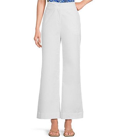 COREY LYNN CALTER Wallis Stretch Twill High Rise Straight Leg Pants