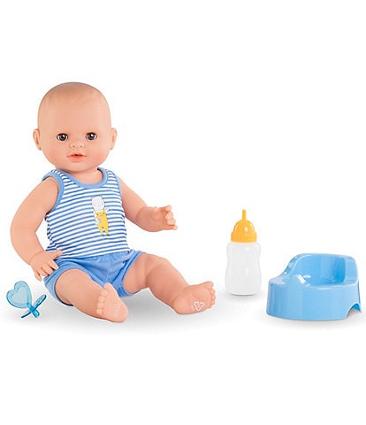 Corolle Dolls Paul Drink & Wet Bath 14#double; Baby Doll