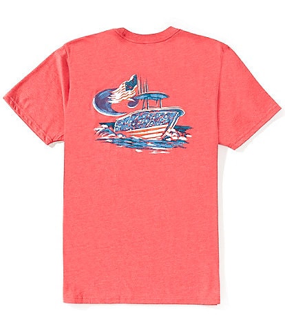Costa Americana Boat Short Sleeve Graphic T-Shirt