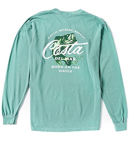 Costa Catch Bass Long Sleeve Graphic T-Shirt