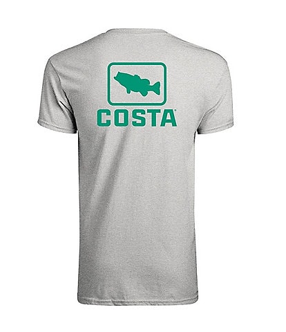 Costa Emblem Bass Short-Sleeve Tubular-Knit Graphic T-Shirt