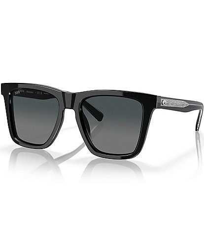 Costa Men's Fantail Pro 580g 60mm Polarized Wrap Sunglasses