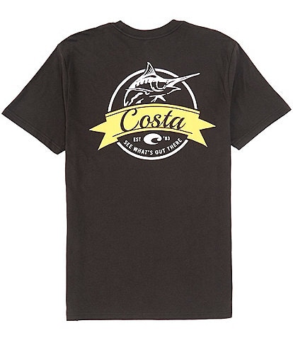 Costa Founders Fish Short Sleeve Graphic T-Shirt