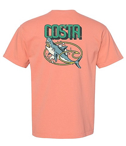 Costa Jumping Shark Short Sleeve Graphic T-Shirt