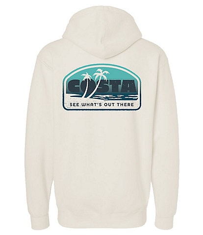 Costa Long Sleeve Some Beach Fleece Graphic Hoodie