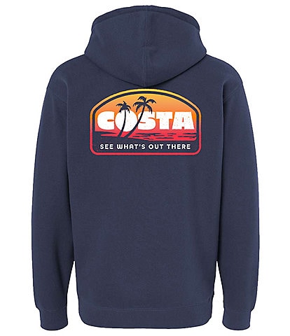 Costa Long Sleeve Some Beach Fleece Graphic Hoodie