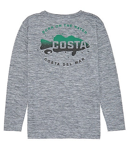 Costa Long Sleeve Tech Slam Bass Graphic T-Shirt