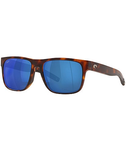 Costa Men's 6S9008 Spearo Tortoise 56mm Square Polarized Sunglasses