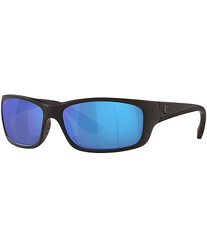 Costa Men's 6S9023 Jose Mirrored Crystal 62mm Rectangle Polarized Sunglasses