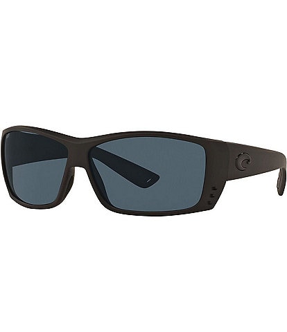 Costa Men's 6S9024 Cat Cay 61mm Rectangle Polarized Sunglasses