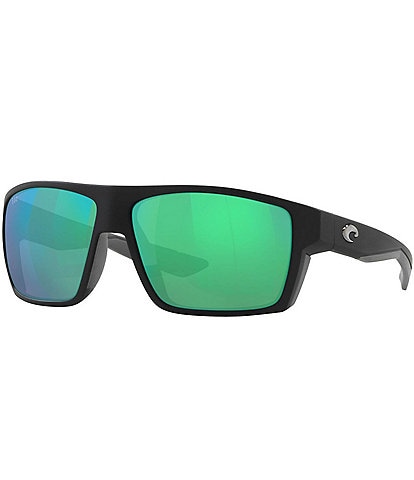 Costa Men's 6S9045 Bloke Mirrored Crystal 61mm Rectangle Polarized Sunglasses