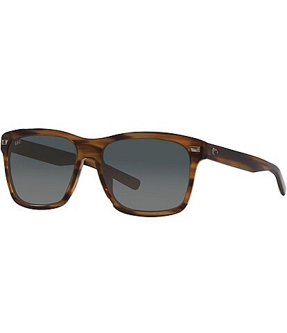 Costa Men's Aransas 58mm Polarized Rectangle Sunglasses