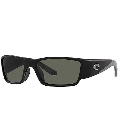 Costa Men's Del Mar Corbina Pro 61mm Polarized Matte Rectangle Sunglasses