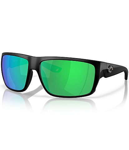 Costa Men's Fly Line 64mm Rectangle Polarized Sunglasses