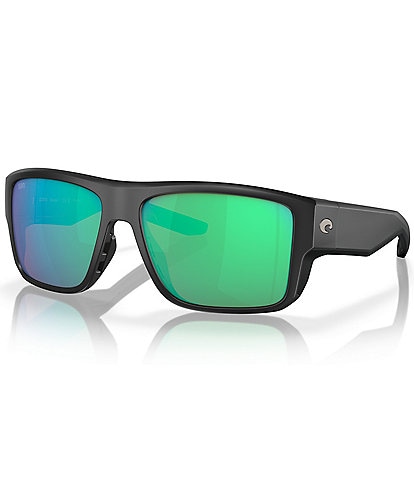 Costa Men's Taxman 59mm Polarized Rectangle Sunglasses