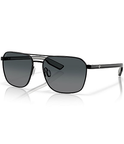 Costa Men's Wader 58mm Square Polarized Sunglasses