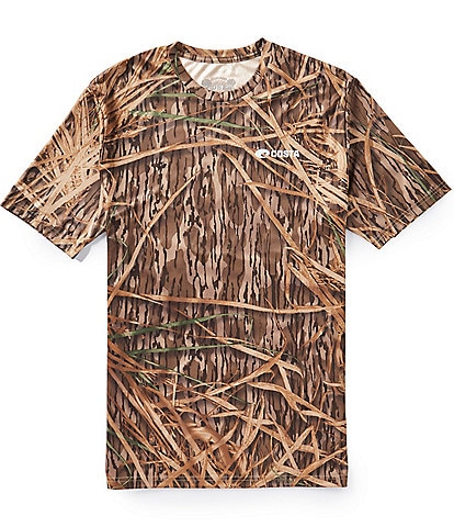Costa Mossy Oak Tech Shadow Grass Printed Short Sleeve T-Shirt